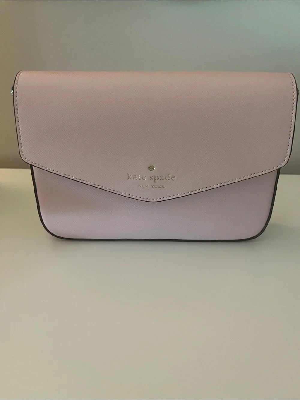 kate spade Pale Pink Envelope Crossbody Bag